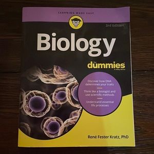 Book- Biology for dummies- paperback